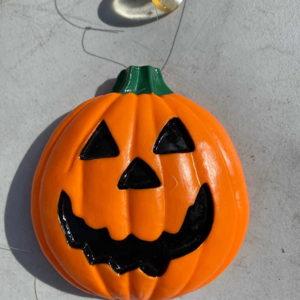 VINTAGE Halloween Pumpkin Wall Decor